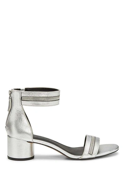 Shop Rebecca Minkoff Ortenne Sandal In Silver