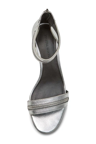 Shop Rebecca Minkoff Ortenne Sandal In Silver