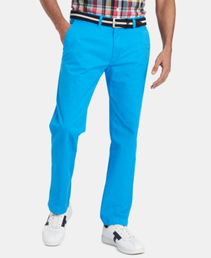 tommy hilfiger men's custom fit chino pants