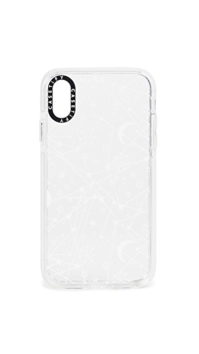 Shop Casetify Astrology Iphone Case In Clear/white
