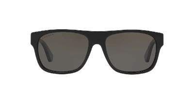 Shop Gucci Unisex Sunglasses Gg0341s In Grey Polar