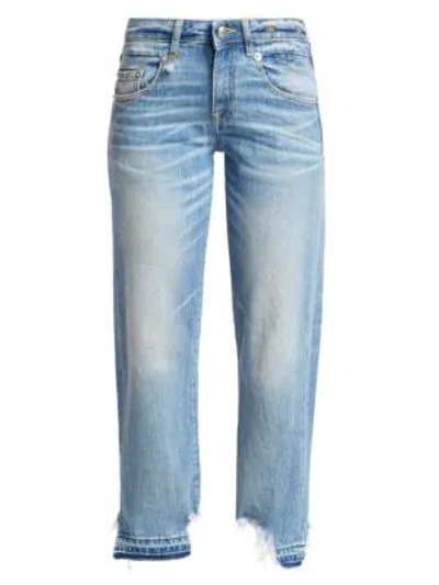 Shop R13 Boy Low-rise Straight-leg Jeans In Emil