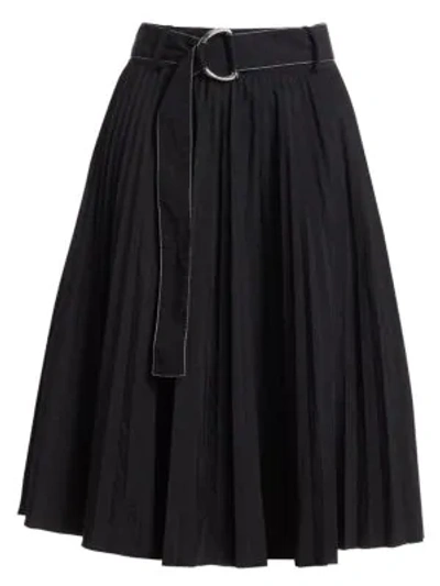 Shop Proenza Schouler Pleated Parachute Skirt In Black