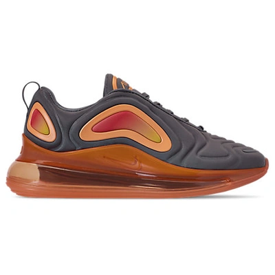 Shop Nike Men's Air Max 720 Running Shoes In Orange / Black Size 11.5