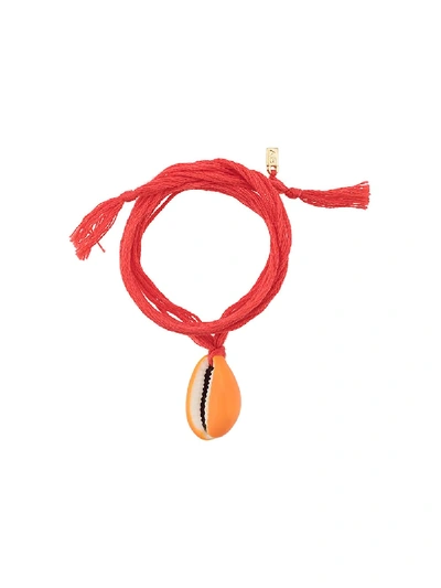 AURELIE BIDERMANN TAKAYAMA SHELL BRACELET - 粉色