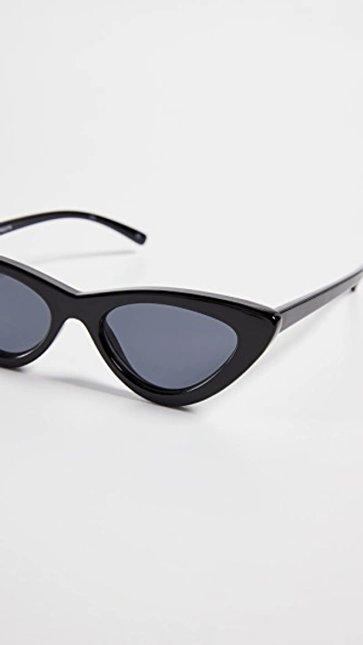 Shop Le Specs The Last Lolita Sunglasses In Black