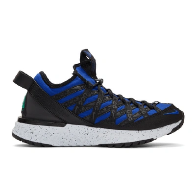 Shop Nike Acg Blue And Black React Terra Gobe Sneakers In 400 Hyperro