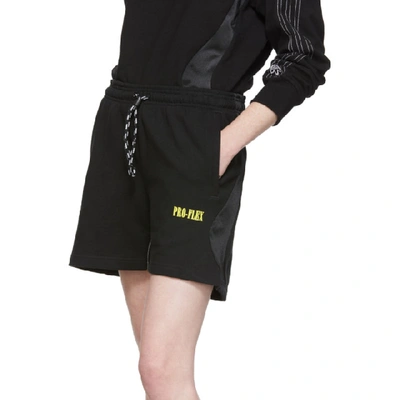 Shop Adidas Originals By Alexander Wang Black Wangbody Shorts