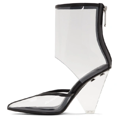 Shop Balmain Transparent Pvc Livy Ankle Boots In 0aa Transpa