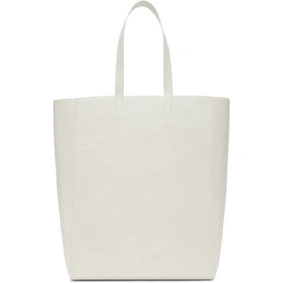 Shop Calvin Klein 205w39nyc White Jaws Edition Tote In 100 Optic W