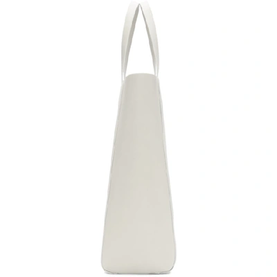 Shop Calvin Klein 205w39nyc White Jaws Edition Tote In 100 Optic W