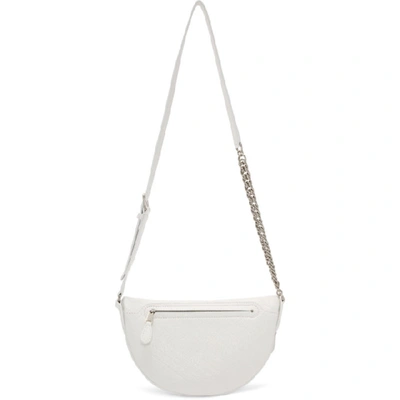 Shop Balenciaga White Xxs Souvenirs Belt Bag In 9002 White