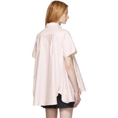 Shop Thom Browne Pink Oversized Circle Shirt In 680 Pink