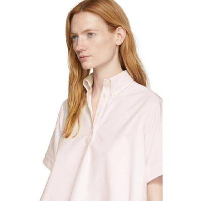 Shop Thom Browne Pink Oversized Circle Shirt In 680 Pink