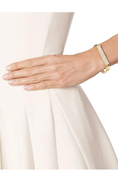 Shop Monica Vinader Engravable Signature Bangle In Yellow Gold