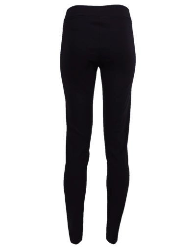 Shop Avenue Montaigne Skinny Leg Pull-on Pant In Black