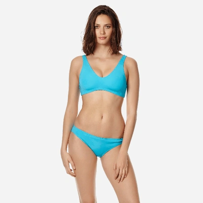 Shop Vilebrequin Women Bikini Brassiere Top Solid In Blue