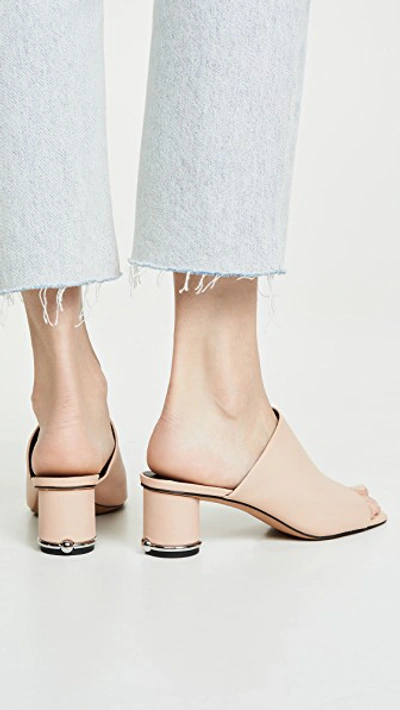 Shop Rebecca Minkoff Aceline Mules In Rosewood