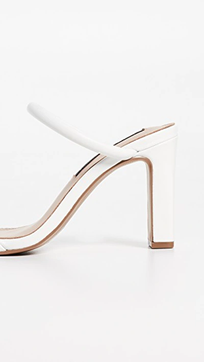 Steven Jersey Double Strap Slides In White ModeSens