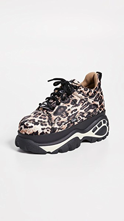 Shop Buffalo 1337-14 Classic Kicks Sneakers In Leopard