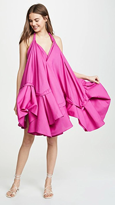 Shop Jacquemus Rosa Dress In Pink