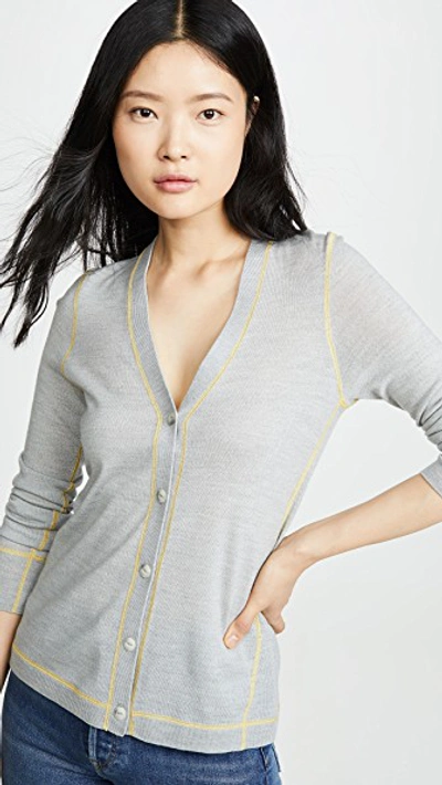 Shop Rag & Bone Shannon Cardigan In Grey