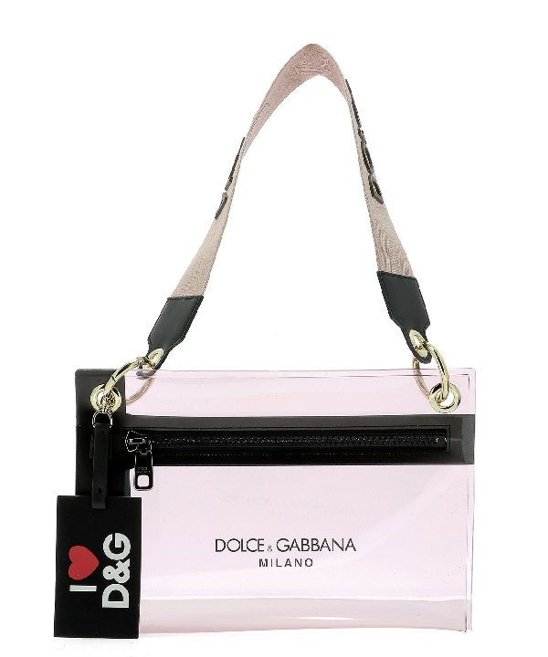 Dolce \u0026 Gabbana Logo Print Shoulder Bag 