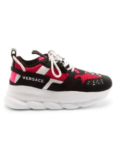 Shop Versace Chain Reaction 2 Platform Sneakers In Multi