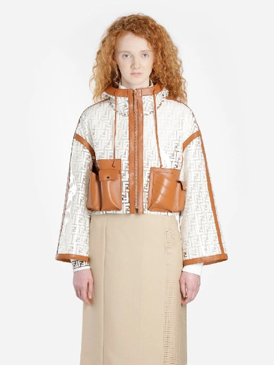 Shop Fendi Jackets In White