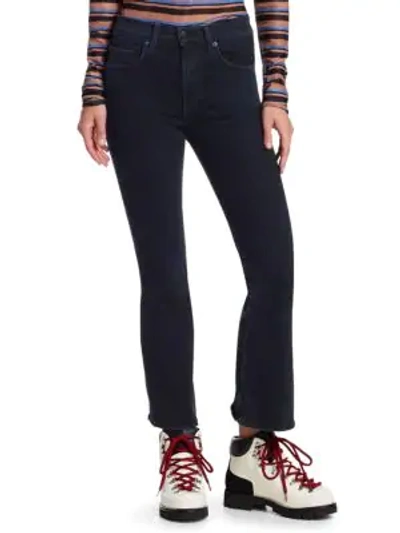 Shop Proenza Schouler Cropped Flare Jeans In Stone