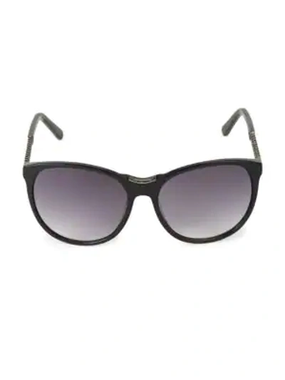 Shop Balmain Women's 58mm Square Sunglasses In Black