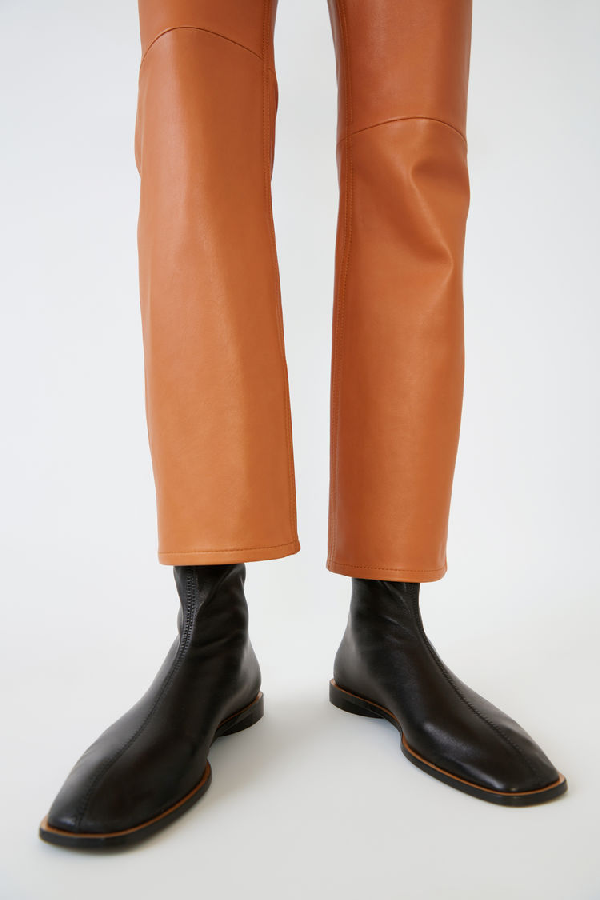 acne branded ankle boots