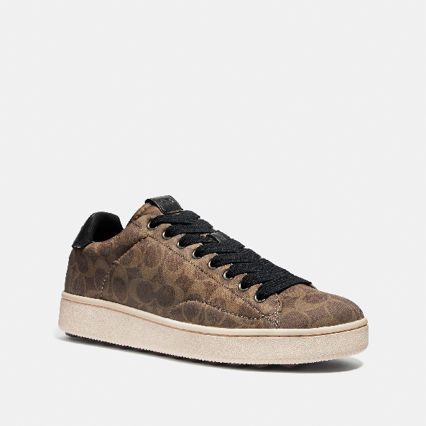 coach c126 low top sneaker black