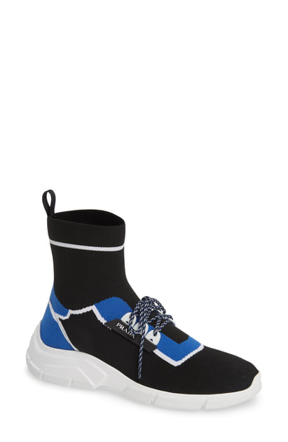 prada high top sock sneakers