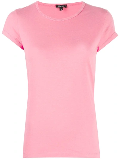 Shop Aspesi Fitted T-shirt - Pink