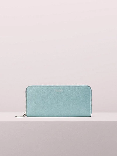 Shop Kate Spade Margaux Slim Continental Wallet In Hazy