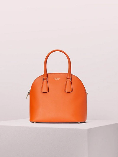 Kate Spade Sylvia Large Dome Satchel In Juicy Orange ModeSens