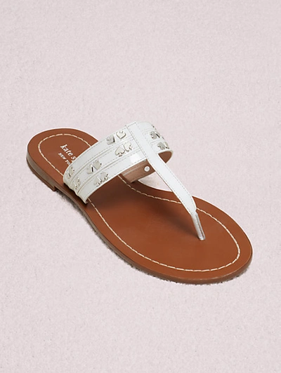 Shop Kate Spade Carol Sandals In White