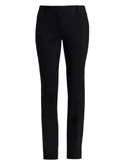 Shop The Row Women's Roosevelt Stretch-wool Pants In Black