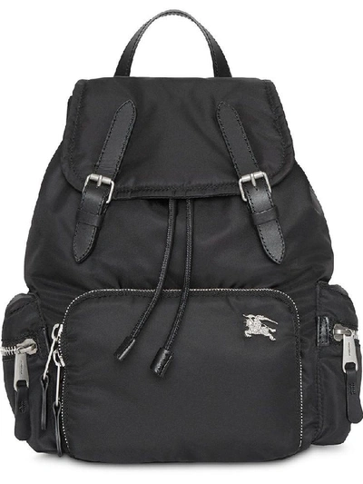 Shop Burberry The Medium Rucksack In Black