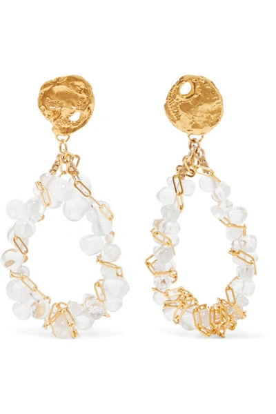 Shop Alighieri The Infinite Light Gold-plated And Bead Earrings