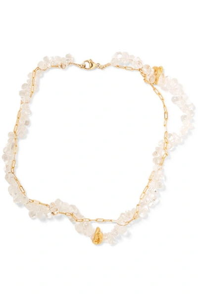 Shop Alighieri The Infinite Light Gold-plated And Bead Necklace