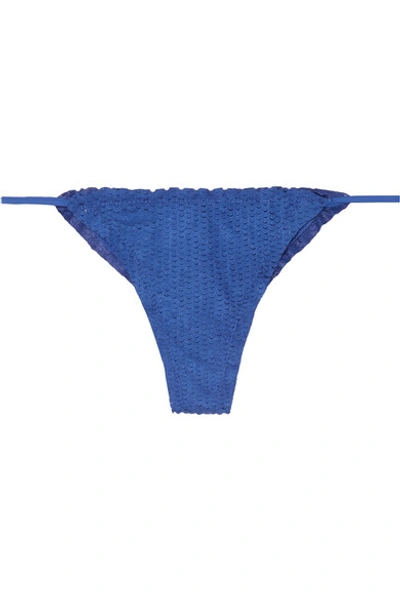 Shop Vix Scales Bikini Briefs In Royal Blue