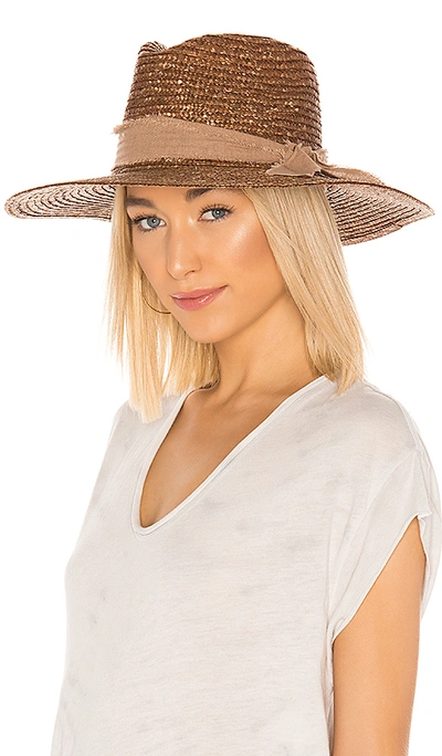 Shop Ale By Alessandra Solange Hat In Bronze