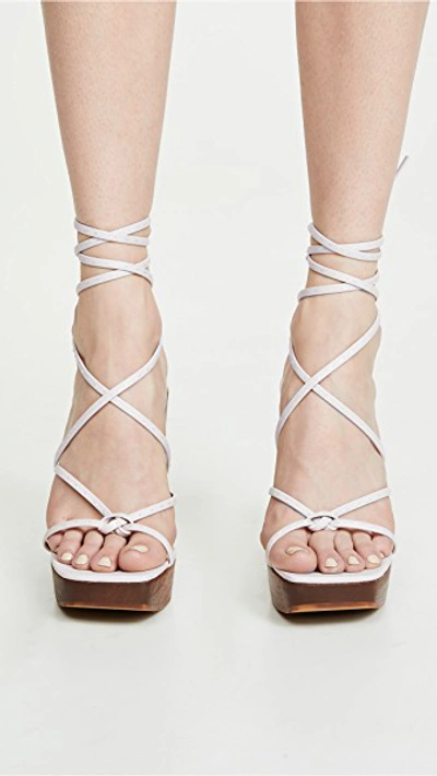 Shop Jacquemus Les Sandales Pilotis Sandals In Light Pink