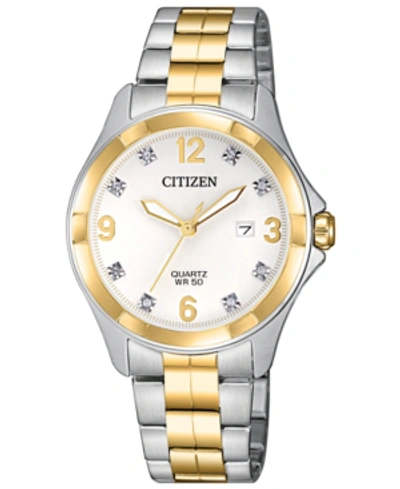 Shop Citizen S Women's Quartz Two-tone Stainless Steel Bracelet Watch 32mm