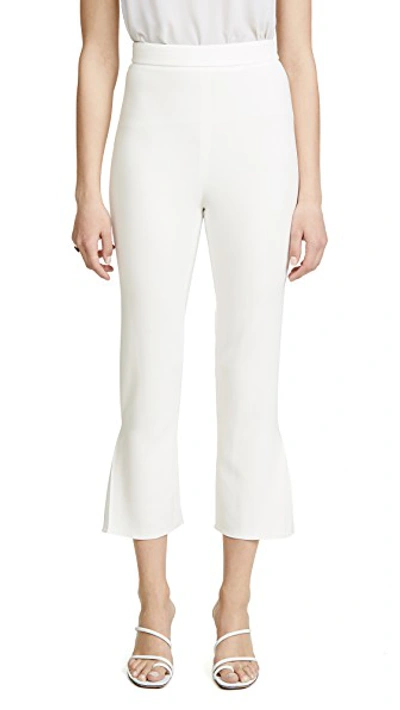 Shop Cushnie High Waisted Cropped Fitted Pants In White