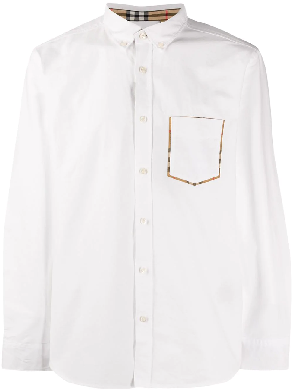 Burberry Hemd Mit Vintage-check - Weiß In White | ModeSens