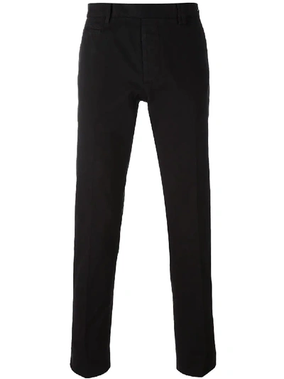 Shop Fendi Schmale Chino - Schwarz In Black