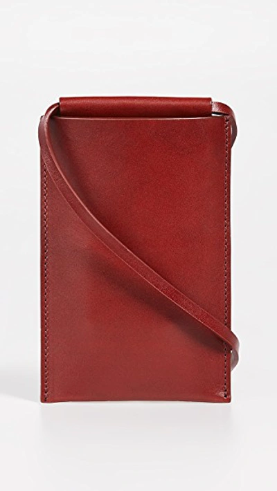 Shop Building Block Iphone Sling In Cognac